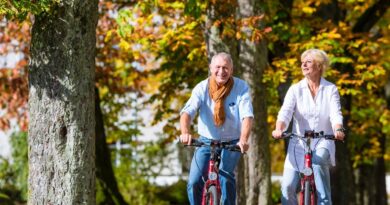 Social Security Increase - Seniors on Bikes