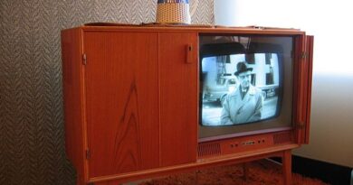 1950s tv series on vintage console