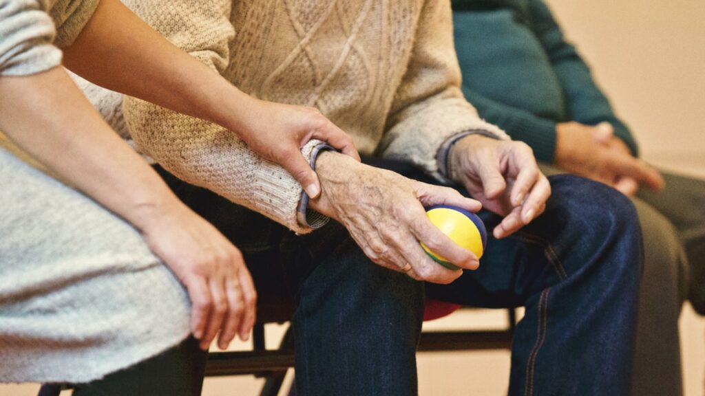 Elderly Person Sitting