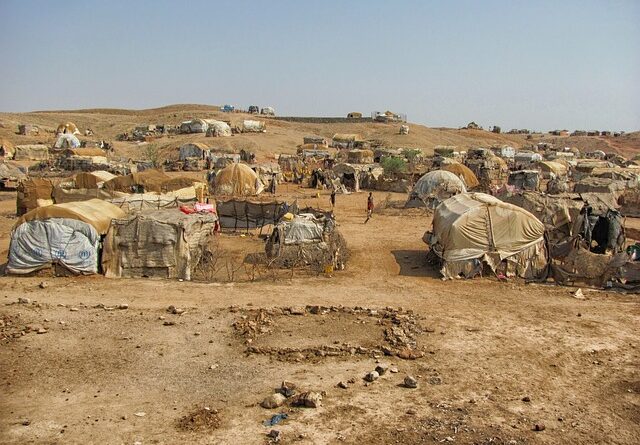 The Afghan Refugee camp
