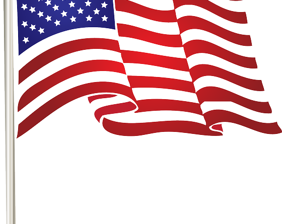 WWII Veteran American flag