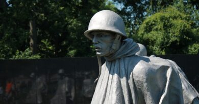 Korean War memorial. Hero Spotlight Ronald E. Rosser